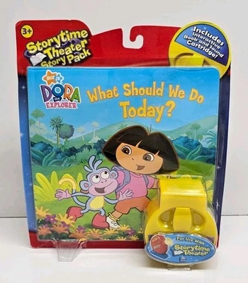 Spin Master Storytime Theater Dora What Should We Do 2007 paquete y cartucho nuevo Foto 1 de 2