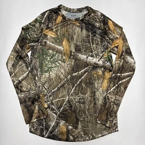 Realtree Youth XL Camouflage Long Sleeve Shirt Hunting Outdoor Camo Top... - Picture 1 of 6