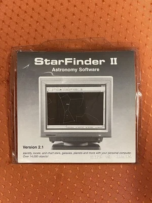 NEW StarFinder II 2 Astronomy Software 1997 Floppy Disk v2.1 Meade Instruments - Image 1 of 4