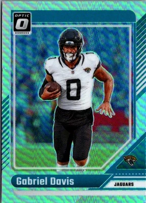 2024 Donruss Optic Prizm Gabriel Davis Jacksonville Jaguars #91 - Image 1 of 2