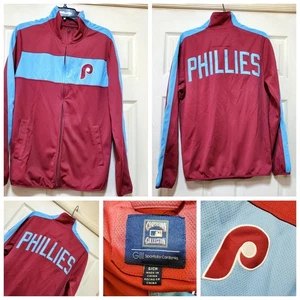 Philadelphia Phillies Jacket Mens Small MLB Baseball Cooperstown Collection 80s - Picture 1 of 18