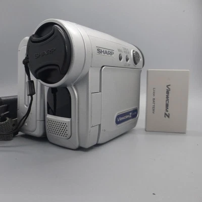 Sharp VL-Z100H-S Handheld MiniDV Camcorder Silver Tested - Image 1 of 4