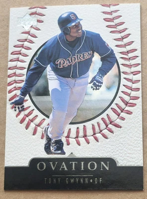 1999 Upper Deck Ovation #55 Tony Gwynn Padres - Image 1 of 2