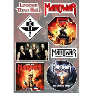 American Heavy Metal Band Sticker Pack | Kings of Metal Triumph of Steel Hammer - Picture 1 of 1