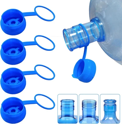 3 & 5 Gallon Water Jug Cap Reusable, Food Grade Silicone Replacement Gallon Caps - Image 1 of 4