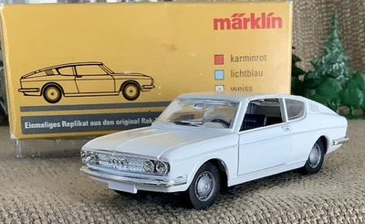 Marklin #18103   ~Audi 100 Coupe S (1969-1976) -White~  1:43 Scale NIB -Germany - Image 1 of 4