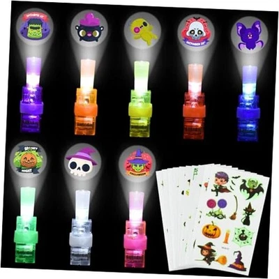 Favores de fiesta de Halloween, piezas luces de dedo para niños, Halloween 32 dedo de Halloween Foto 1 de 4