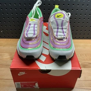 Nike Air Max 97 Schuhe weiß fuchsia leuchtend Zitronengift CW5591-100 Damengröße 9 - Bild 1 von 19