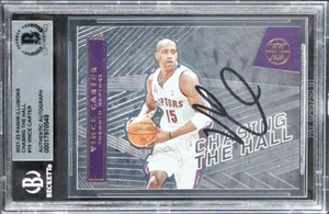Raptors Vince Carter Signed 2021 Panini Illusions CTH #15 Card BAS Slabbed - Picture 1 of 2