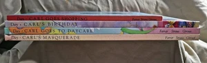 4 Carl Books by Alexandra Day, Masquerade, Birhtday, Shopping, Day Care. 1st Ed - Bild 1 von 15
