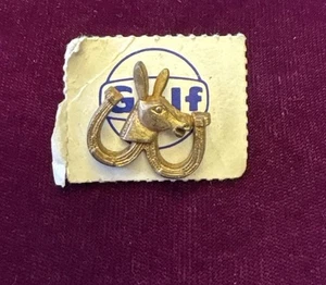 Vintage 1960er Golf Öl demokratischer Esel Krawattennadel Menge 5-neuer alter Bestand - Bild 1 von 2