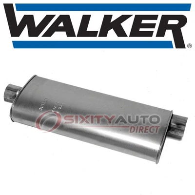 Walker Quiet-Flow Exhaust Muffler for 1987-1991 GMC G3500 4.3L 5.7L V6 V8 - wm Foto 1 de 4