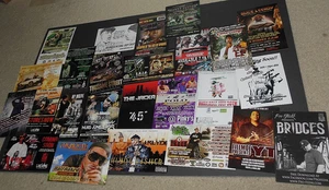 #1 Lot (25) RARE RAP - Show Flyers & PROMO Cards THE JACKA, E-40, YUKMOUTH... - Picture 1 of 1