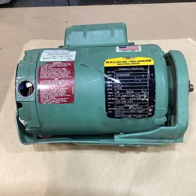 Baldor-Reliance - Industrial Motor - 34H630X835 - 1/2 HP - 1725 RPM - Frame 48 - Image 1 of 4