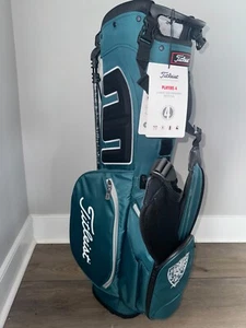 Titleist Players 4 Stand Bag w/Logo - Green - Picture 1 of 4