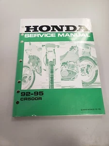 Manual de servicio Honda 1992-1995 CR500R #61ML303 - Imagen 1 de 2