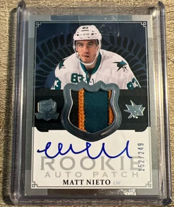 2013-14 Upper Deck The Cup /249 Matthew Nieto Matt #177 RPA Rookie Patch Auto RC - Picture 1 of 2