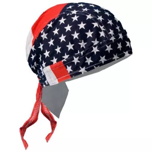 AMERICAN FLAG HEAD WRAP/SKULL CAP - Picture 1 of 1