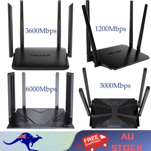 Wavlink AX6000 WIFI6 WIFI 7 Router Wireless Dual Band Router Repeater Multi type - Picture 1 of 78