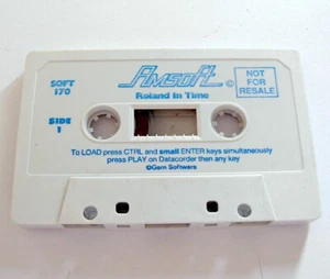 Rare ROLAND IN TIME Amsoft jeu game cassette CPC 464 664 6128 AMSTRAD / -d126 - Imagen 1 de 4