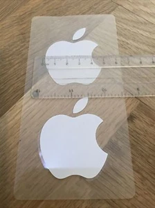 Adesivi logo Apple bianchi originali - iPad, iPhone, MacBook NUOVI - Foto 1 di 2