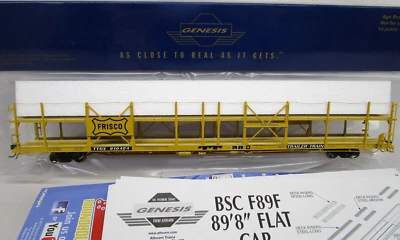 Athearn Genesis HO Scale TTX Frisco F89 F Auto Rack Flat Car NOS - Image 1 of 4