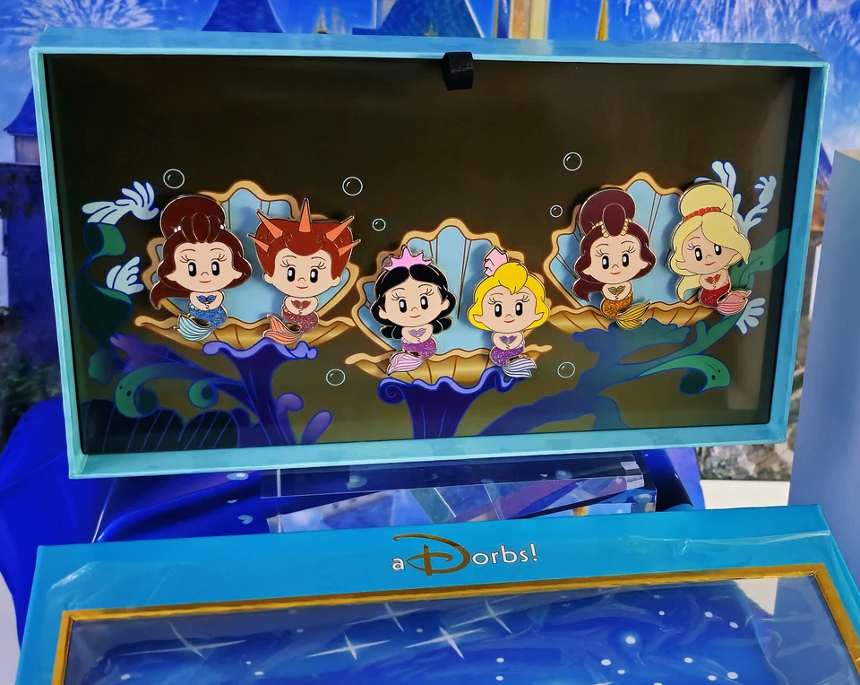 Disney WDI Pin D23 - Daughters of Triton aDorbs Box Set The Little Mermaid LE300 - Image 1 of 1