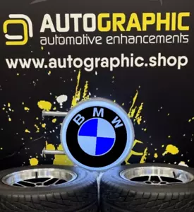 Letrero de pared iluminado círculo de concesionario BMW - Imagen 1 de 3