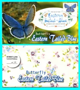 Butterfly Eastern Tailed - Blue First Day Cover with Color Cancel - Picture 1 of 1