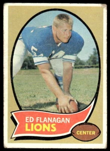 1970 Topps #11 Ed Flanagan RC Detroit Lions - Picture 1 of 2