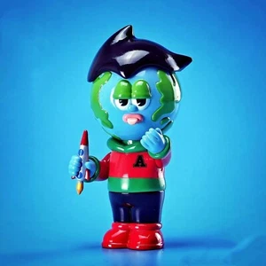 Fat Lane ASTRO BOY GO World Boy Green-blue Vinyl PVC Figures Sofubi H12CM(4.7in) - Picture 1 of 5