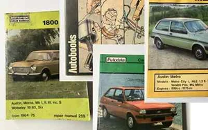 Various Car Workshop manuals - select your manual - Picture 1 of 41