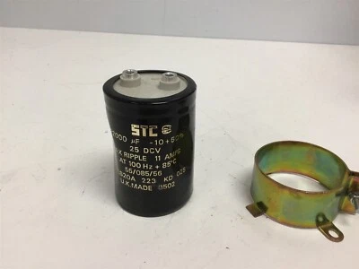 STC ALS20A-223-KD-025 Capacitor 22000uF - 10 +50%, 25VDC Max Ripple 11A at 100Hz - Image 1 of 4