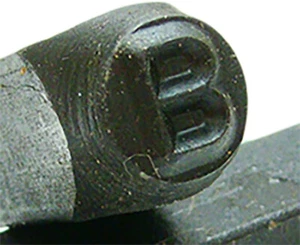 5/16" Letter "B" Stamp-Punch-Hand-Tool-Gold Bar-Silver-Trailer-Metal-Leather - Picture 1 of 5