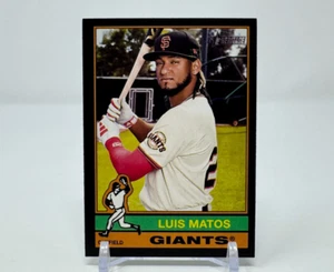 2025 Topps Heritage - Luis Matos - SSP Black Border /50 - Picture 1 of 2