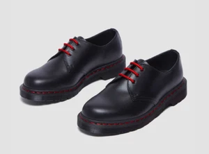 Dr. Martens 32242001 SMOOTH_1461_RED_STITCH_BLACK 2024 Limited Nuovo dal Giappone!!! - Foto 1 di 8