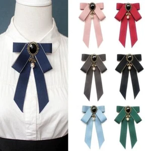 Alloy Bow Tie Jewelry Accessories Necktie Shirt Collar Pin - Picture 1 of 17
