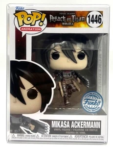 Funko Pop! Attack on Titan Mikasa Ackernmann #1446 Sonderedition Metallic - Bild 1 von 5