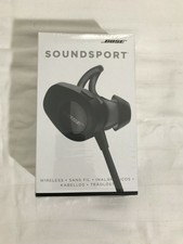 BOSE SOUNDSPORT Wireless Earbuds Sweat-proof SPORT Bluetooth Headphones Blk BOX