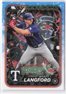2024 Topps Holiday Wyatt Langford RC #H113 - Picture 1 of 2