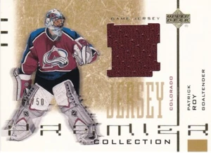 2001-02 UD Premier Collection Gold Jersey Patrick Roy - Bild 1 von 3
