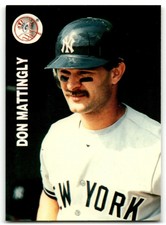 1991 PLAYBALL U.S.A. DON MATTINGLY NEW YORK YANKEES #91-45