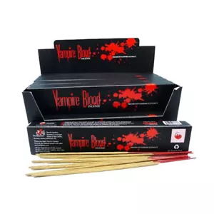 Vampire Blood Incense Sticks By Devils Garden Premium Fragrances 15g x 12 Pack - Picture 1 of 4
