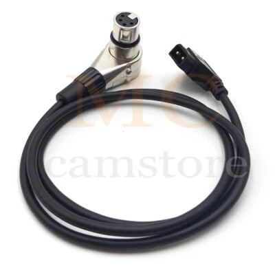 D-Tap To Right Angle 4-Pin XLR Power Cable  35.5 in - Image 1 of 4