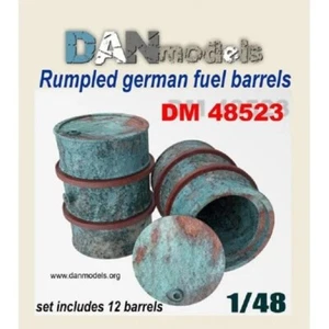 Dan Models 48523 Scale 1:48 Accessories for Diorama. Rampled Fuel Barrels 12 pcs - Picture 1 of 12
