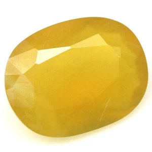 Fire Opal 3.29ct Yellow Oval 12.4x9.4mm Natural Translucent Clarity from Mexico - Picture 1 of 3