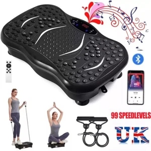 Power Vibration Plate Vibrating Machine Platform Exercise Body Shaker Massager - Picture 1 of 22