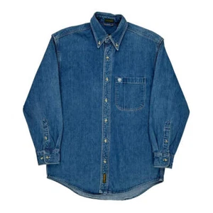 Rugged Fit Timberland Denim Shirt - XS Blue Cotton - Picture 1 of 7