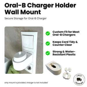 Oral-B Charger Holder Wall Mount – Secure Storage for Oral-B Charger - Picture 1 of 6