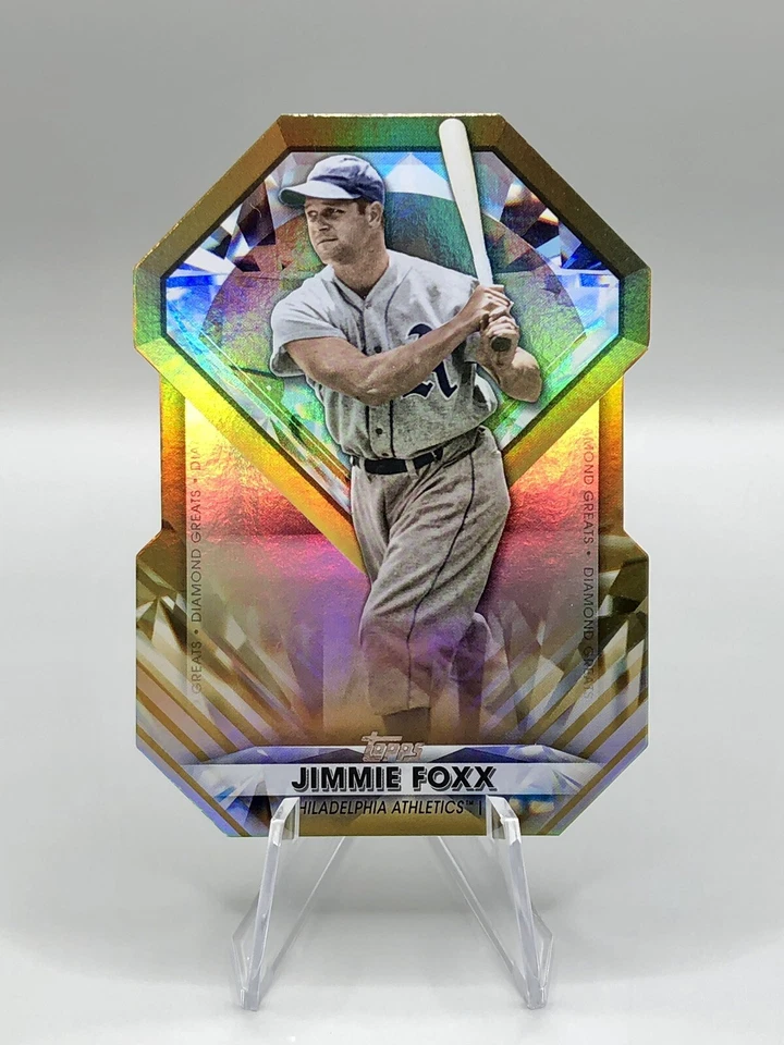 2022 Topps Update #DGDC-68 - Jimmie Foxx Diamond Greats Die Cut Gold /75 SP - Image 1 of 2